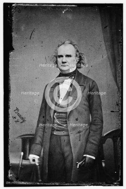 James M. Mason of Virginia, between 1855 and 1865. Creator: Unknown.