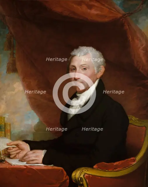 James Monroe, ca. 1820-22. Creator: Gilbert Stuart.