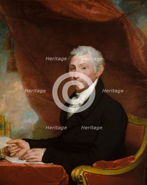 James Monroe, ca. 1820-22. Creator: Gilbert Stuart.