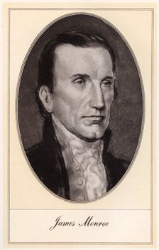 James Monroe, fifth President of the United States, (early 20th century).Artist: Gordon Ross