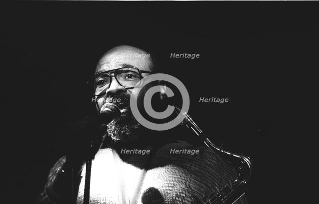 James Moody, Ronnie Scott's Jazz Club, Soho, London, Apr 1987. Creator: Brian O'Connor.