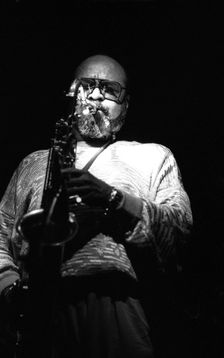 James Moody, Ronnie Scott's Jazz Club, Soho, London, Apr 1987. Creator: Brian O'Connor