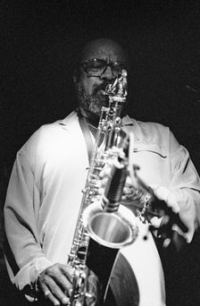 James Moody, Ronnie Scott's Jazz Club, Soho, London, April 1990. Creator: Brian O'Connor