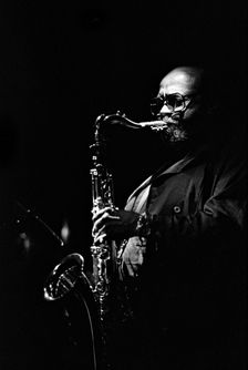 James Moody, Ronnie Scott's Jazz Club, Soho, London, May 1988. Creator: Brian O'Connor