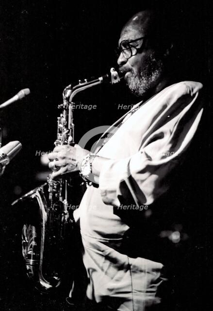 James Moody, Ronnie Scott's, London, 1988. Artist: Brian O'Connor