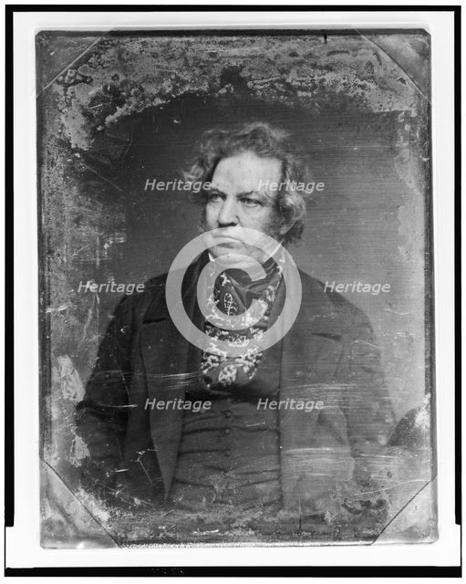 James Moore Wayne, half-length portrait, facing slightly left, between 1844 and 1860. Creator: Mathew Brady.