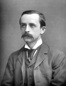 James Matthew Barrie (1860-1937), Scottish playwright and novelist, c1890
