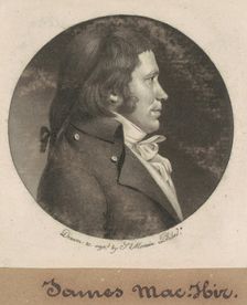 James Machir, 1799. Creator: Charles Balthazar Julien Févret de Saint-Mémin