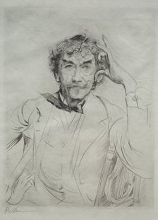James MacNeill Whistler, 1897. Creator: Paul César Helleu (French, 1859-1927)