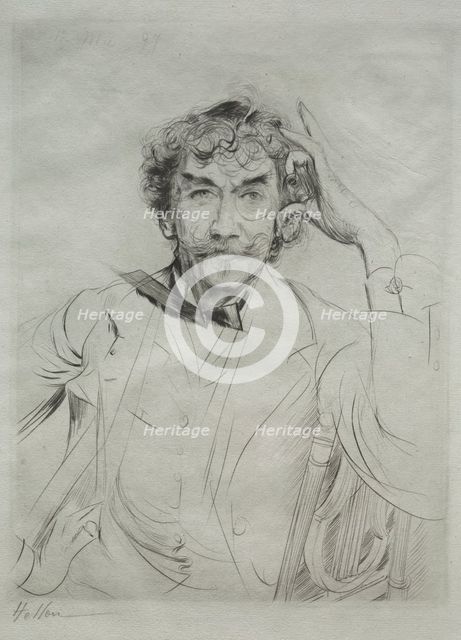 James MacNeill Whistler, 1897. Creator: Paul César Helleu (French, 1859-1927).