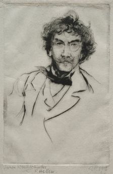 James MacNeill Whistler, 1903. Creator: Paul César Helleu (French, 1859-1927)