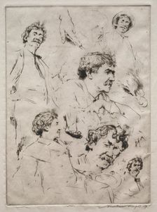 James MacNeill Whistler. Creator: Mortimer Menpes (British, 1860-1938)