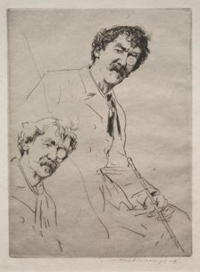 James MacNeill Whistler. Creator: Mortimer Menpes (British, 1860-1938)