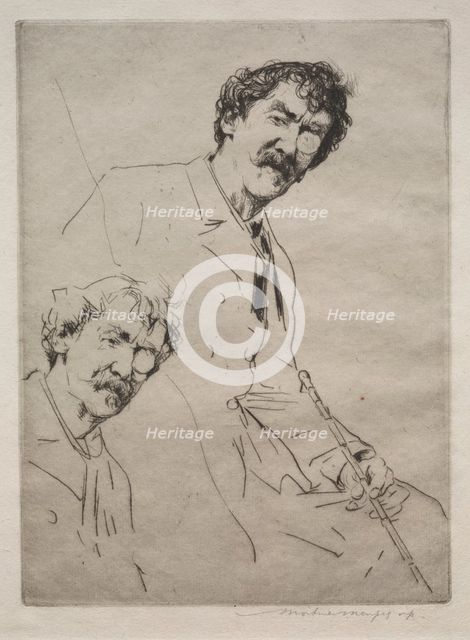 James MacNeill Whistler. Creator: Mortimer Menpes (British, 1860-1938).