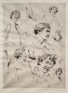James MacNeill Whistler. Creator: Mortimer Menpes (British, 1860-1938)