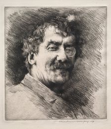 James MacNeill Whistler. Creator: Mortimer Menpes (British, 1860-1938)