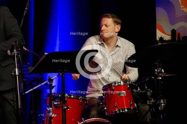 James Maddren, Ropetackle Arts Centre, Shoreham, West Sussex, Jan 2016. Artist: Brian O'Connor.