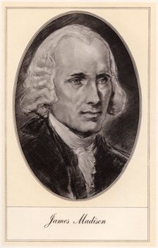 James Madison, fourth President of the United States, (early 20th century).Artist: Gordon Ross