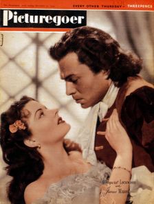 James Mason (1909-1984) and Margaret Lockwood (1916-1990), actors, 1945