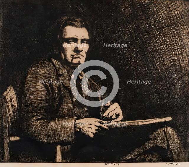 James McBey LLd, 1921. Creator: Ernest Stephen Lumsden.
