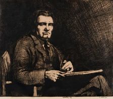 James McBey LLd, 1921. Creator: Ernest Stephen Lumsden