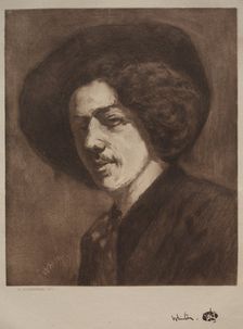 James McNeil Whistler. Creator: Henri Charles Guérard (French, 1846-1897)