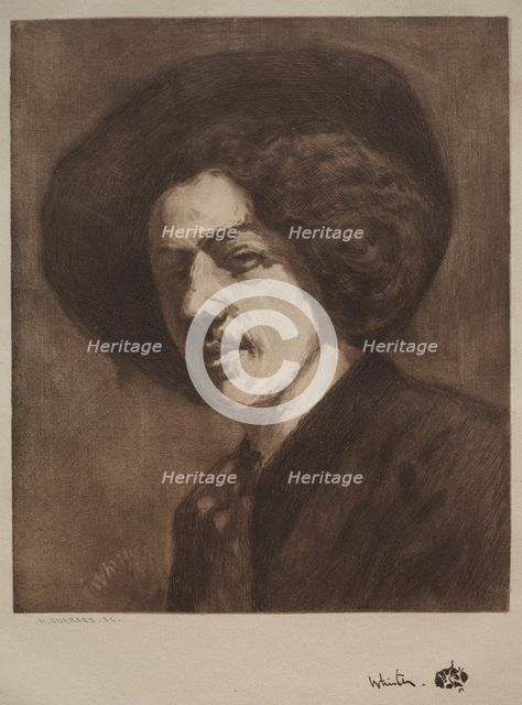 James McNeil Whistler. Creator: Henri Charles Guérard (French, 1846-1897).