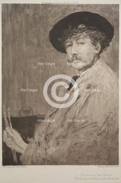James McNeill Whistler, 1897. Creator: William Brassey Hole (British, 1846-1917).