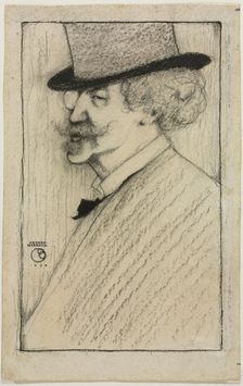 James McNeill Whistler, 1898. Creator: Ernest Haskell (American, 1876-1925)