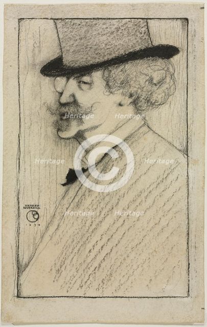 James McNeill Whistler, 1898. Creator: Ernest Haskell (American, 1876-1925).