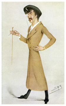 James McNeill Whistler, American-born British artist, 1878 (1956)