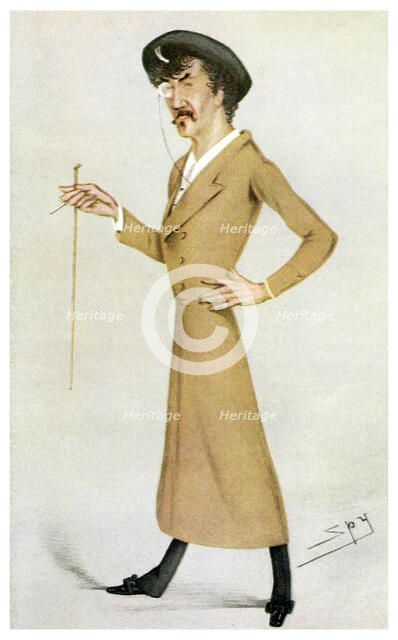 James McNeill Whistler, American-born British artist, 1878 (1956). Artist: Unknown