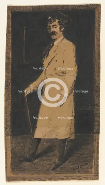 James McNeill Whistler. Creator: Walter Greaves (British, 1841-1930).