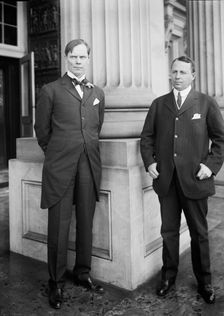 James Middleton Cox, Representative from Ohio, with Governor Sulzer of New York, 1912. Creator: Harris & Ewing