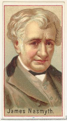 James Nasmyth, printer's sample for the World's Inventors souvenir album (A25) for Allen &..., 1888. Creator: Allen & Ginter