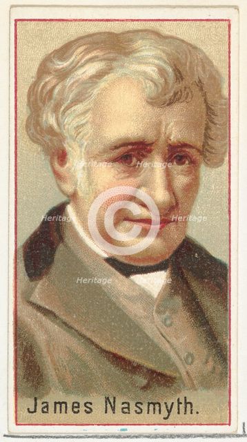 James Nasmyth, printer's sample for the World's Inventors souvenir album (A25) for Allen &..., 1888. Creator: Allen & Ginter.