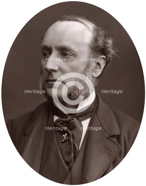 James Sant, RA, Principal Painter in Ordinary to the Queen, 1877.Artist: Lock & Whitfield