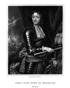 James Scott, 1st Duke of Monmouth, recognized by some as James II of England, (1826). Creator: E Scriven