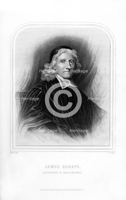 James Sharpe, Scottish clergyman, (1870). Artist: R Page