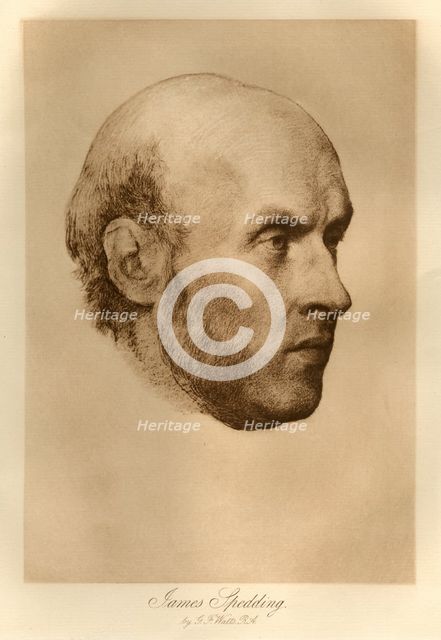 James Spedding by G. F. Watts, R.A., 1885.  Creator: Henry Herschel Hay Cameron.