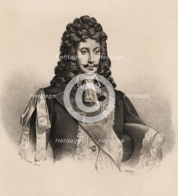 James Stuart Fitz-James, Duke of Berwick (1670-1734), Marshal of France, the illegitimate son of …