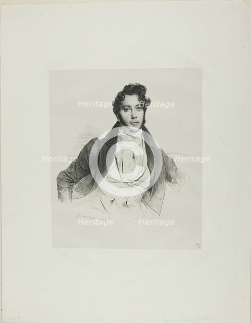 James Parry, 1828. Creator: Achille Deveria.