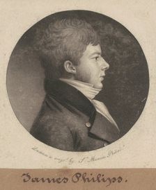 James Philips, 1802. Creator: Charles Balthazar Julien Févret de Saint-Mémin