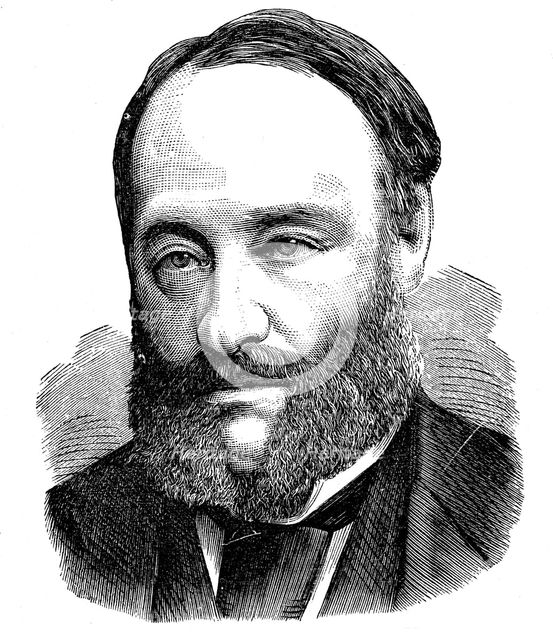 James Prescott Joule, English physicist, 1875.  Creator: Unknown.