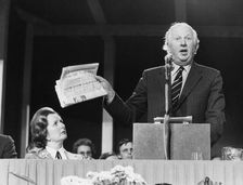 James Prior at the Conservative Party Conference at Blackpool, 12th October 1977