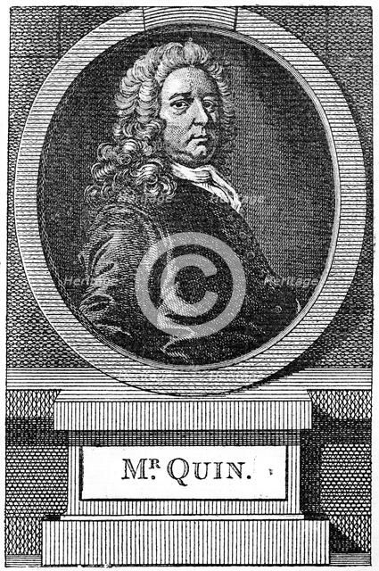 James Quin, 18th century English actor, 1886. Artist: Unknown