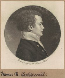 James R. Caldwell, 1799. Creator: Charles Balthazar Julien Févret de Saint-Mémin