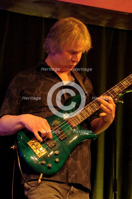 James Rosocha, BD Lenz Trio, Verdict Jazz Club, Brighton, East Sussex, June 2024. Creator: Brian O'Connor.