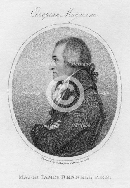 James Rennell, British geographer, 1802. Creator: Unknown.