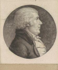 James Riddle, 1798-1802. Creator: Charles Balthazar Julien Févret de Saint-Mémin
